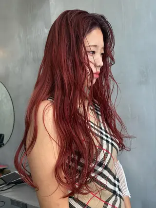 ロング カラー アヤノ/ 似合わせカット✂️のヘアスタイル