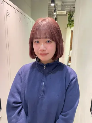 ミディアム カラー ボブ/レイヤー /sora🌙✨️のヘアスタイル