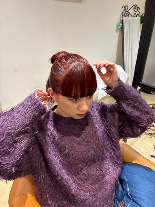 ロング カラー あいり 福岡美容師のヘアスタイル
