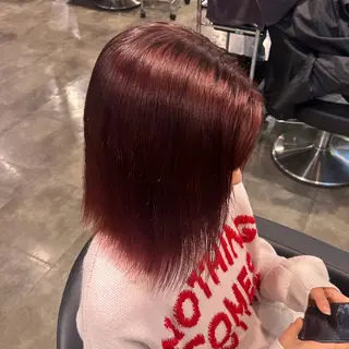 ミディアム カラー IS所属・横浜美容室/透明感 カラー/レイヤーのヘアスタイル