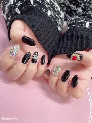 ミディアム ネイル 《LB》ラブリエ Nail&eyeのマツエク・マツパデザイン