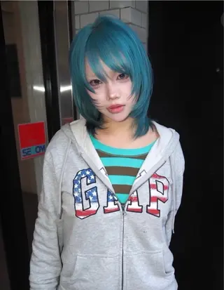 ミディアム レイヤーカット/ ボブカット/ケンヤのヘアスタイル