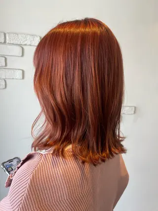 ミディアム カラー 魔法のシャンプーで 艶髪に✳︎/カラーのヘアスタイル