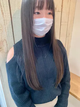 ロング 透明感/ 美髪矯正/田中恭のヘアスタイル