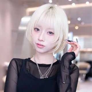 ミディアム カラー 新宿/韓国ボブ/ レイヤーボブしょうごのヘアスタイル