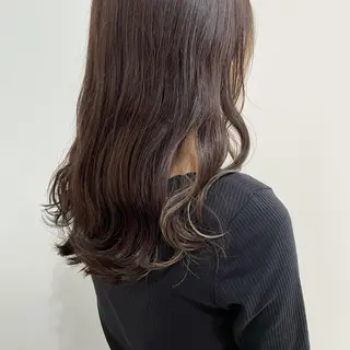 セミロング 🤍似合わせパーマ 奥田沙耶🫧のヘアスタイル