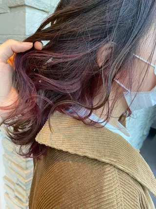 ミディアム カラー 透明感カラーブリーチ 🌼シゲモトアヤ🌼のヘアスタイル