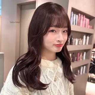 ロング カラー ミディアムヘア Chifumiのヘアスタイル