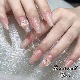 ネイル 長いだし/スカルプ/ パラシェルN.oneのネイルデザイン