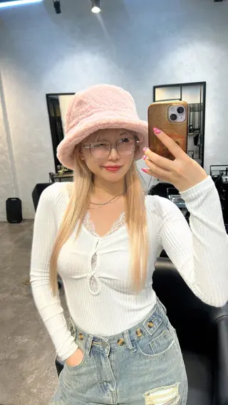 ロング カラー ✨最安値✨エクステ カラー🌼つきな🌼のヘアスタイル