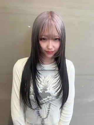 ロング カラー three所属・TOTA 唯一無二カラーのヘアスタイル