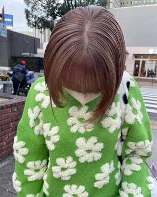 ショート ボブカットモデル/パ ーマ/harunaのヘアスタイル