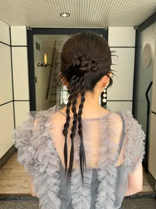 ヘアアレンジ 内沼 恵留菜のヘアスタイル