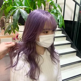 ロング カラー 平野葵🎀 hair/nailのネイルデザイン