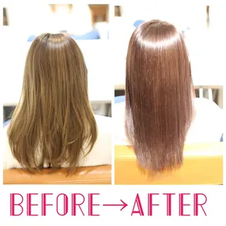 ミディアム カラー 縮毛矯正＆髪質改善特化型サロン所属・髪質改善＆縮毛矯正 三上大地のヘアスタイル