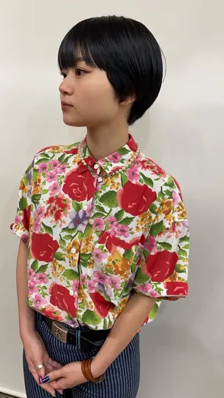 ショート 田中 碧のヘアスタイル