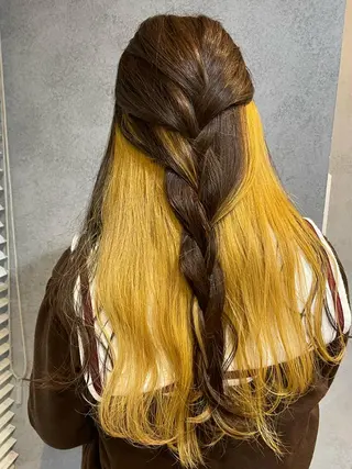 カラー Minami🩵 新宿のヘアスタイル