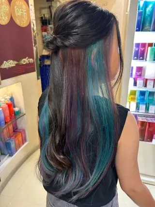 ロング カラー 天神カラーモデル募集 nanaのヘアスタイル