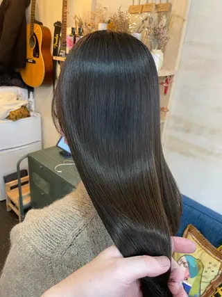 ロング カラー SUN GLOW  サングロウ所属・水素トリートメント／ 髪質改善/ナカノメのヘアスタイル