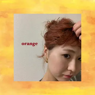 カラー apish パーマ/夏琳🌻のヘアスタイル