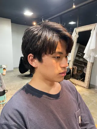 パーマ メンズ 金山/メンズパーマ 西村侑真のヘアスタイル