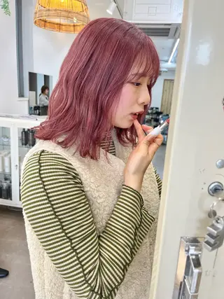 ミディアム カラー 🌼sunc HINAMI🌼のヘアスタイル