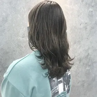 セミロング 所渉/韓国レイヤー /ウルフカットのヘアスタイル