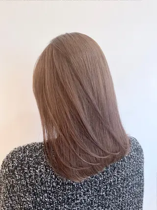 ミディアム カラー カラー特化美容師 なかもと たつひろのヘアスタイル