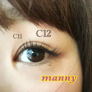 マツエク・マツパ manny eyelashのマツエク・マツパデザイン