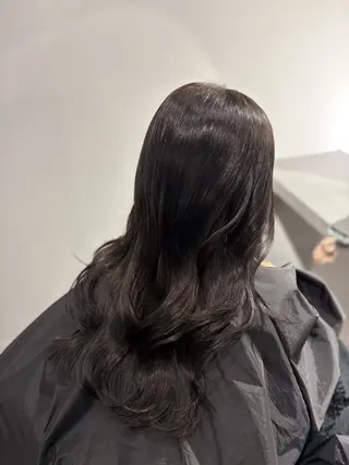 ロング 中原 栞奈のヘアスタイル
