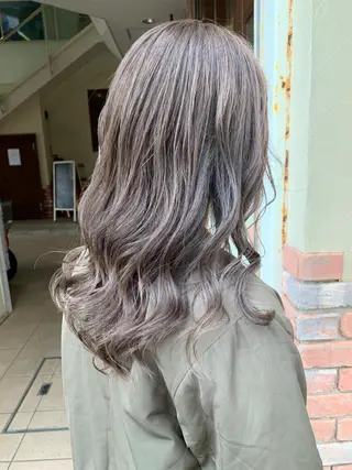 ミディアム カラー 髪質改善 艶髪🔵ﾌｾﾅｵﾔのヘアスタイル