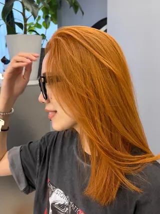 セミロング カラー 最高級髪質改善🥇 小玉美菜のヘアスタイル