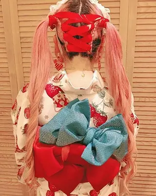 ショート カラー パーマ メンズ キッズ マツエク・マツパ sara 荒井店のヘアスタイル