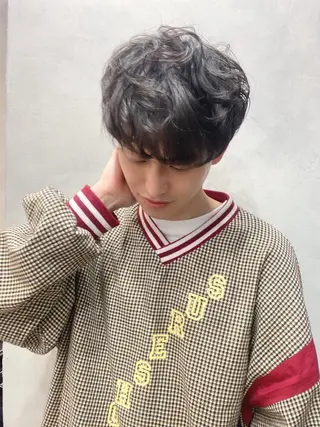 ショート パーマ メンズ LAVENDIA Azabu所属・LAVENDIA 初音のヘアスタイル