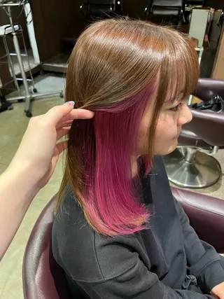 ミディアム JUNGLEGYM所属・黒田 季穂のヘアスタイル