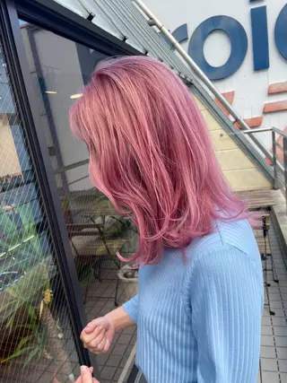 セミロング Michel by chainon ミッシェルバイシェノン所属・美髪職人/傷ませない カラー/橋本拓弥のヘアスタイル