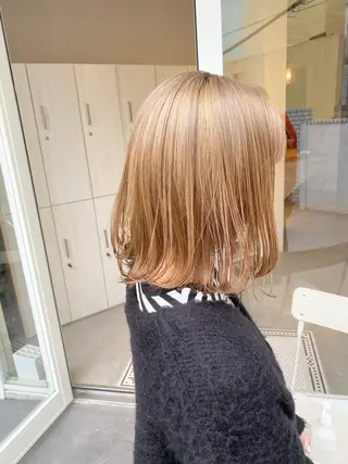 ショート カラー ハイトーン×似合わせ 🌱中川慎之介のヘアスタイル