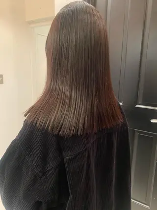 セミロング パーマ riria/ボブ /ブラウンカラー🎀のヘアスタイル