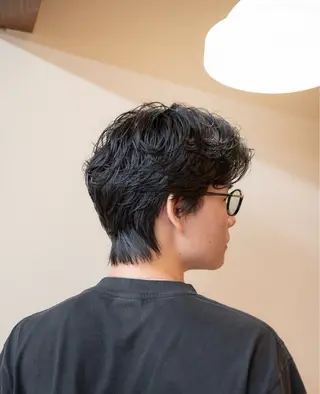 ミディアム カラー パーマ メンズ 🔗メンズサロン🔗 Kieのヘアスタイル