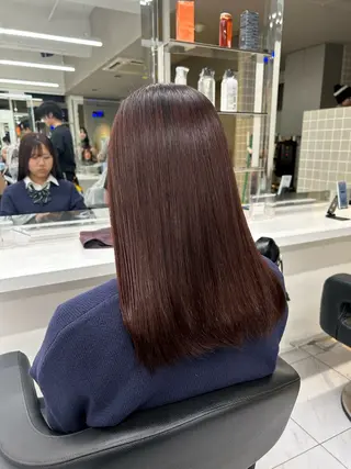 カラー 透明感ベージュ🤎 ナチュラルレイヤーのヘアスタイル
