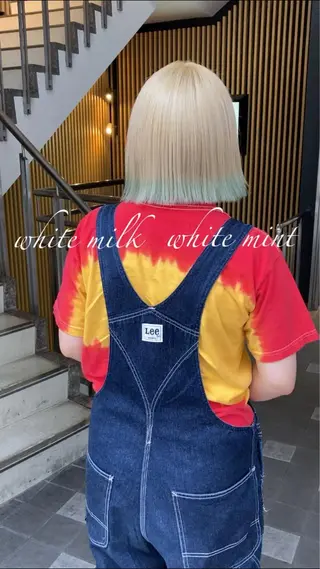 ショート カラー Selenehair 三条本店のヘアスタイル