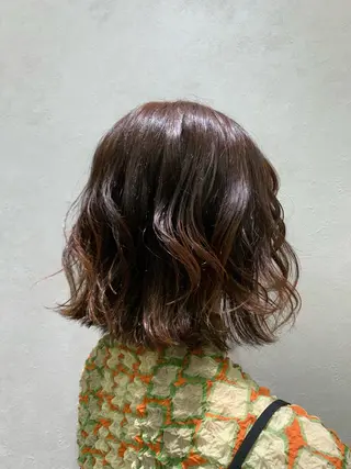 ミディアム カラー 🐟細屋 彩優音🐟のヘアスタイル