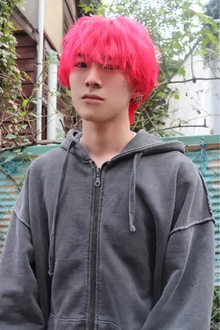 ショート カラー ヘアアレンジ メンズ @kyoniyy KYONIのヘアスタイル