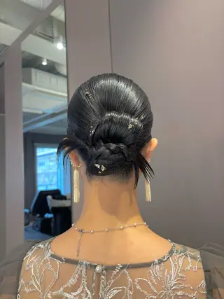 ヘアアレンジ Iris by artina 武蔵小杉店【イリス バイ アルティナ】所属・🎼レイヤー/顔周り カット/nene♬のヘアスタイル