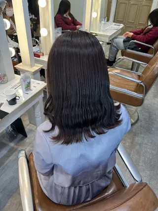 カラー エクステ🎀 暖色カラー🎀amiのヘアスタイル