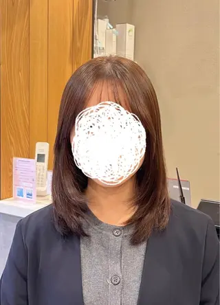 ミディアム カラー Mariko /透明感カラーのヘアスタイル