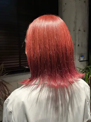 ミディアム ブリーチ/暖色❤️ 岸谷真幸のヘアスタイル
