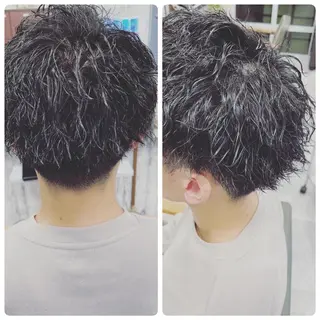 ショート パーマ メンズ gracias所属・GRACIAS 本店 店長　植田のヘアスタイル