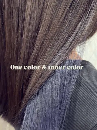 ミディアム カラー 🫧透明感&暖色系 color/沙綾🧸のヘアスタイル