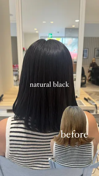 ミディアム カラー レイヤー/ウルフカッ ト/𝓡𝓲𝓷🍎のヘアスタイル